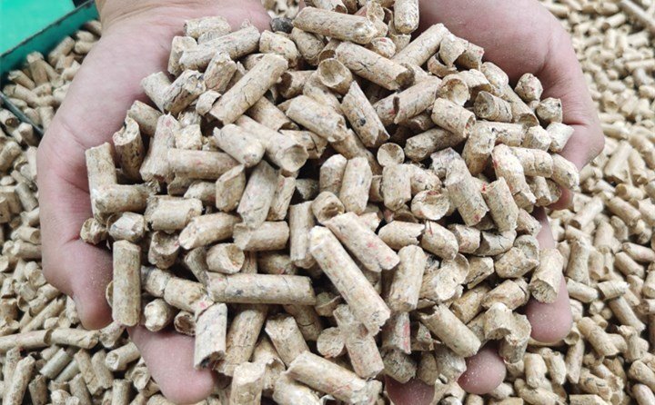 秸稈、鋸末、廢木頭等加工成顆粒狀的生物質(zhì)燃料